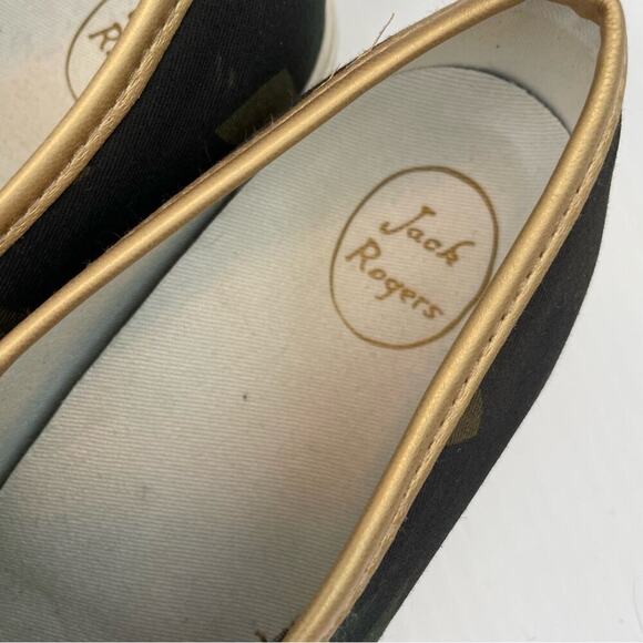 Jack Rogers camo sneakers with gold colored trim size 8 - Picture 4 of 10